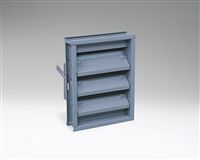 4" Deep Steel Non-Drainable Adjustable Louver:445FBABL